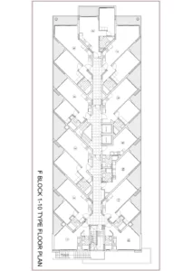 G-1,9,10,12 F BLOCK 1-10 TYPE FLOOR PLAN